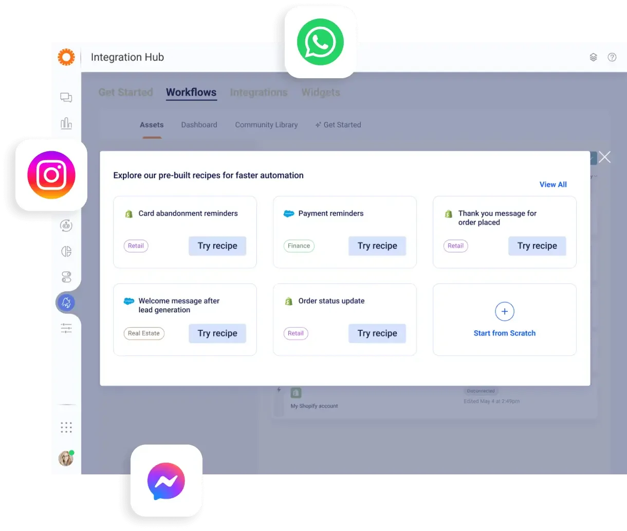 Plataforma De Mensajería Con IA – CRM para WhatsApp Y Redes Sociales Plataforma De Mensajería Con IA - CRM para WhatsApp Y Redes Sociales