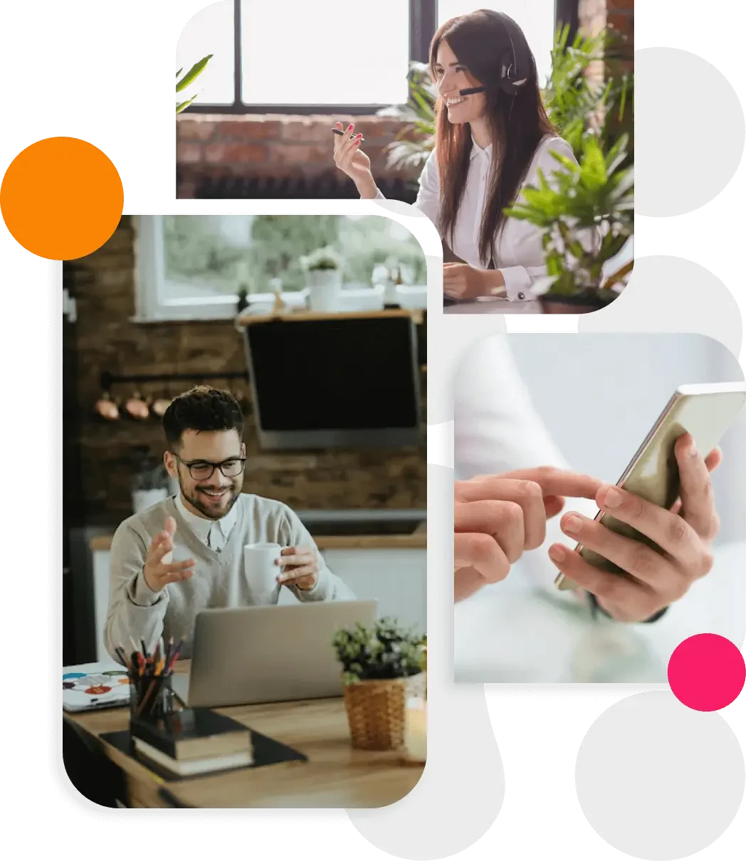 Conmutador Virtual y 2 usuarios de blaster y marcador predictivos