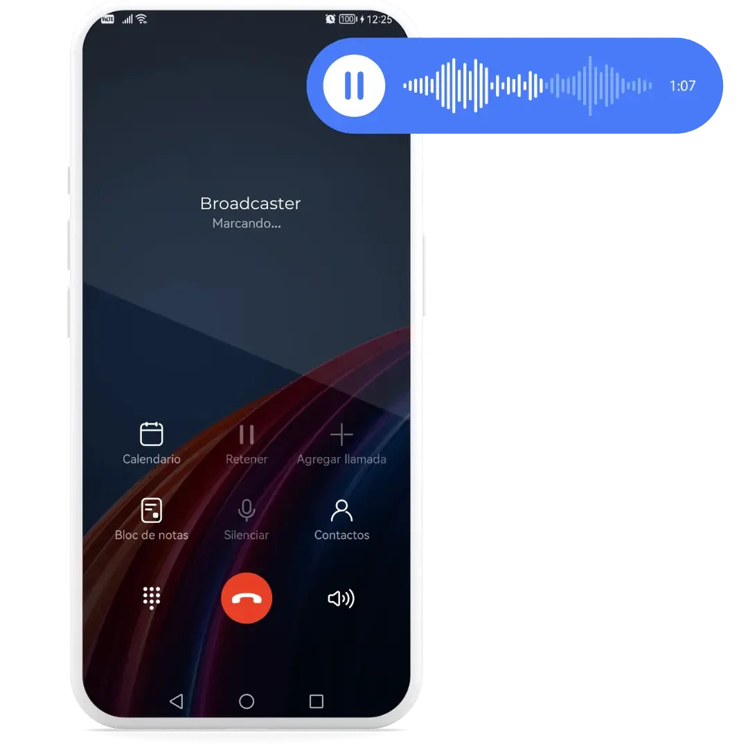 blaster llamadas - Características
