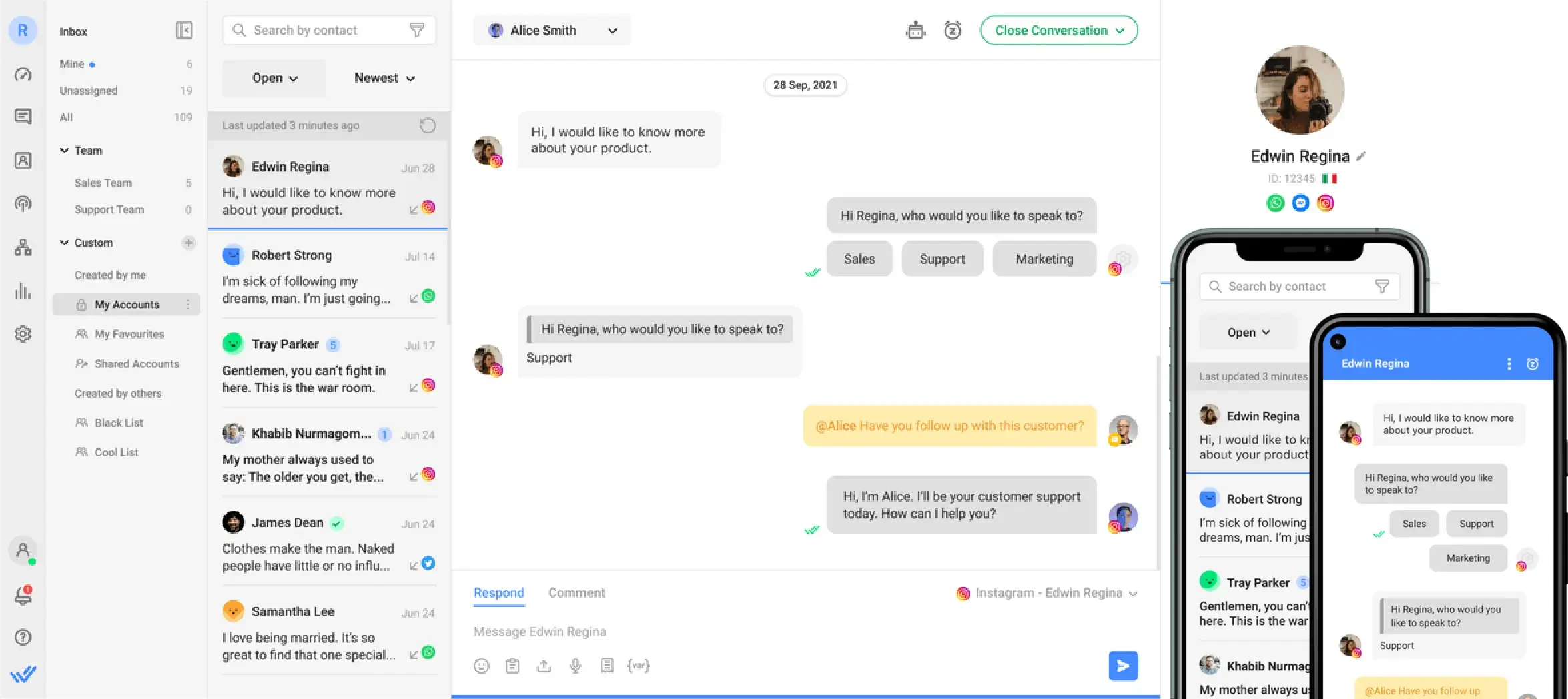 Plataforma De Mensajería Con IA – Acceso desde cualquier dispositivo Plataforma De Mensajería Con IA - Acceso desde cualquier dispositivo