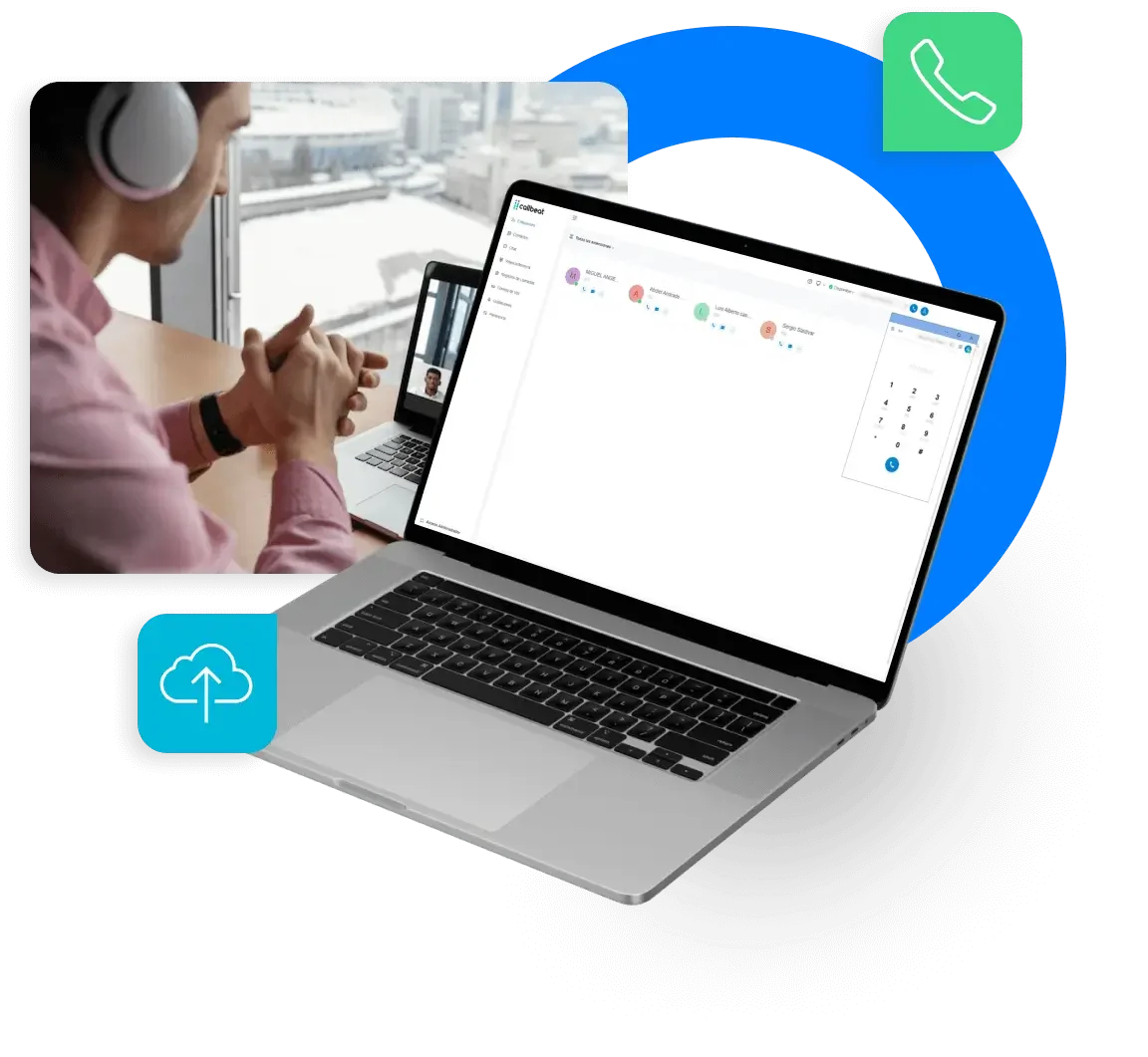 LAP CON Características Conmutador Telefónico Virtual con IA