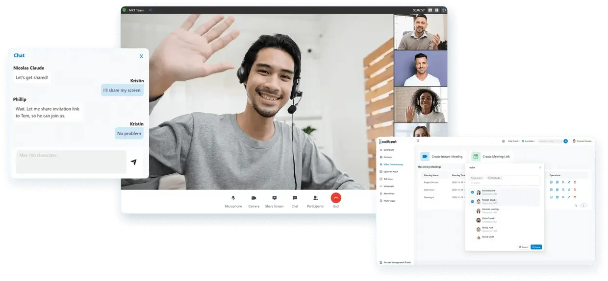 conmutador vitual con Videoconferencia integrada